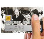 Les Tontons Flingueurs, limited edition of 100 copies - credit card sticker, 2 credit card formats available