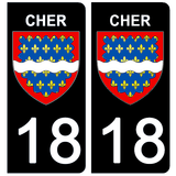 18 CHER - License plate stickers, available for CAR and MOTORCYCLE