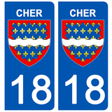 18 CHER - License plate stickers, available for CAR and MOTORCYCLE