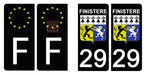 29 FINISTERE - Stickers for license plates, available for CAR and MOTORCYCLE