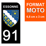 91 ESSONE - Stickers pour plaque d'immatriculation, disponible pour AUTO et MOTO