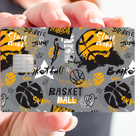 Basket- sticker for credit card, 2 credit card formats available