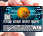 Bitcoins - Credit Card Stickers