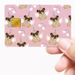 LOVE UNICORN - credit card sticker, 2 credit card formats available