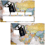 The traveler's card - credit card sticker, 2 credit card formats available