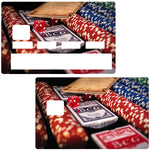 CASINO- credit card sticker, 2 credit card formats available