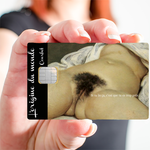The origin of the world, Courbet - credit card sticker, 2 credit card formats available