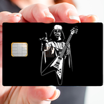 Dark Rock Metal - credit card sticker, 2 credit card formats