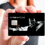 Tribute to DAVID BOWIE, The Thin white duke - credit card sticker, 2 card sizes available 