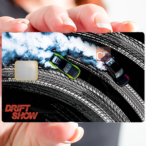 Drift Show - credit card sticker, 2 credit card sizes available