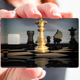 chess - credit card sticker, 2 credit card formats available