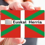 Euskal Herria, the Basque country- credit card sticker, 2 credit card formats available