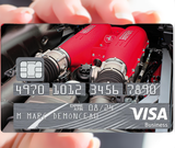 TESTA ROSSA, limited edition 50 ex - credit card sticker, 2 credit card formats available