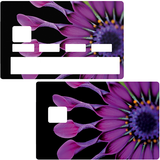 Jellyfish flower- credit card sticker, 2 credit card formats available