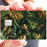 Forest of gold- credit card sticker, 2 credit card formats available