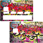 Graffiti Wall 2016- credit card sticker, 2 credit card formats available 