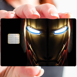 Tribute to Iron Man - credit card sticker, 2 credit card sizes available