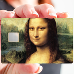 The Mona Lisa, Mona Lisa - credit card sticker, 2 credit card sizes available
