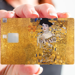 Adele Bloch-Bauer by Gustav Klimt- credit card sticker, 2 credit card sizes available