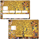 Klimt, the tree of life - credit card sticker, 2 credit card sizes available