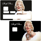 Beautiful Marilyn Monroe - credit card sticker, 2 credit card sizes available
