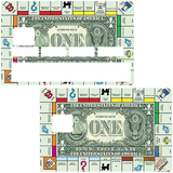 The dollar game - credit card sticker, 2 credit card formats