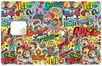 MUSIC - credit card sticker, 2 credit card formats available