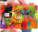 Music and LIve - credit card sticker