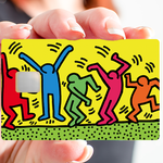 Rave Party - credit card sticker, 2 credit card sizes available