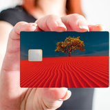 Sable Rouge - credit card sticker, 2 credit card formats available