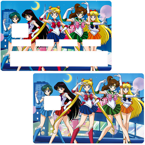 Tribute to Sailor Moon, limited edition 100 copies (fanart) - sticker for bank card, 2 bank card formats available
