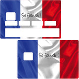 So French! - credit card sticker, 2 credit card formats available