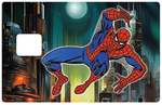 Tribute to SPIDERMAN, limited edition 100 ex - credit card sticker, 2 credit card formats available