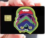 Stormtrooper Tribal - credit card sticker