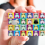 Stormtrooper by Andy Warhol - credit card sticker, 2 credit card sizes available