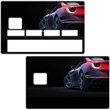 Super Car - credit card sticker, 2 credit card formats available