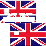 English flag, Union Jack- credit card sticker, 2 credit card formats available