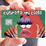 100 dollars - bank card sticker