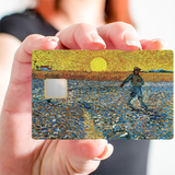 Van Gogh, The Wheat Fields - Credit Card Sticker