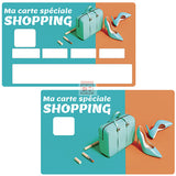 My special Shopping card - credit card sticker, 2 credit card formats available