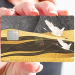 LES CIGOGNES - credit card sticker, 2 credit card formats available