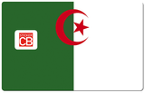 Flag of Algeria - credit card sticker