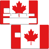 Flag of Canada- credit card sticker, 2 credit card formats available