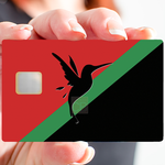 New flag of Martinique - credit card sticker, 2 credit card formats available