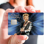 Tribute to Johnny Hallyday, edit. limited 300 ex - credit card sticker, 2 credit card formats available