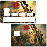 Liberty, equality, fraternity - credit card sticker, 2 credit card formats available