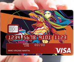 Manga Boy - credit card sticker, 2 credit card sizes available