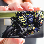 Moto grand prix - credit card sticker, 2 credit card formats available