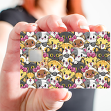 Never too many cats - credit card sticker, 2 credit card formats available