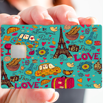 Paris will always be Paris - credit card sticker, 2 credit card formats available